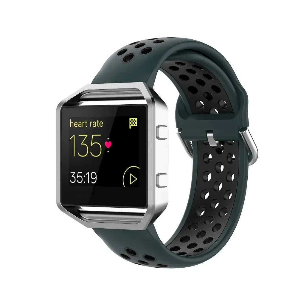 Silicone Sport Strap for the Fitbit Blaze/Versa/Versa 2/Lite Series (15 colours available) Habicare