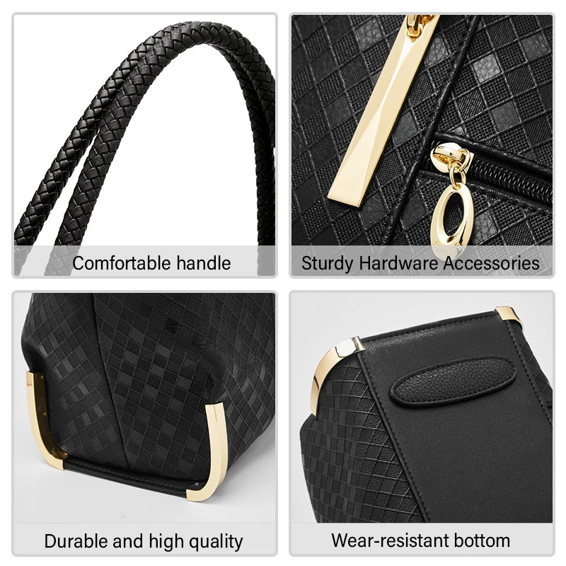 FOXER Genuine Leather Lady's Handbag Elegant Luxury Design Women Shoulder Bag Large Capacity Tote Bag Best Gift for Mom,Wife