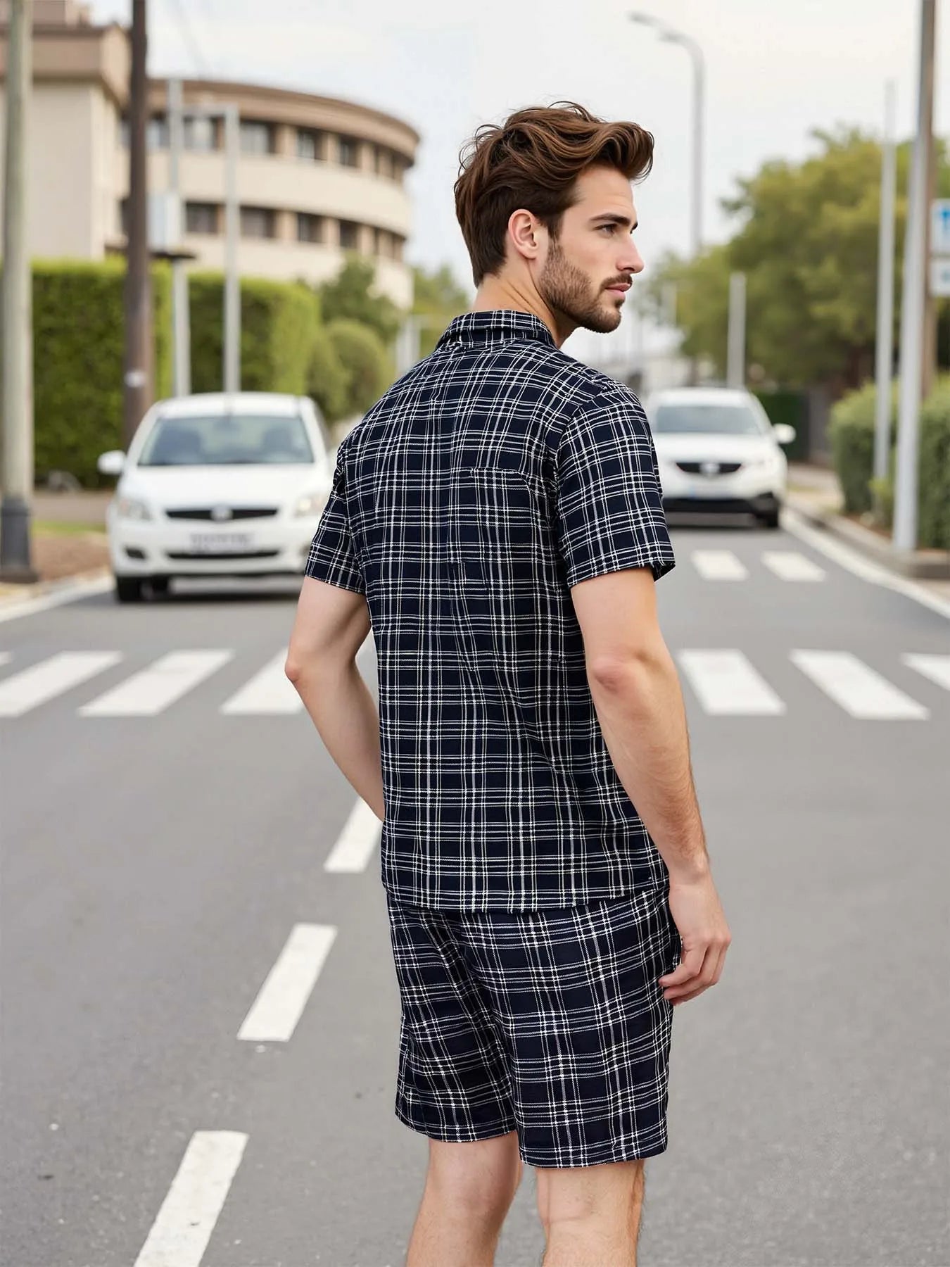 Mens Short Sleeve Pajama Set - Ultimate Comfort for Relaxing Nights
