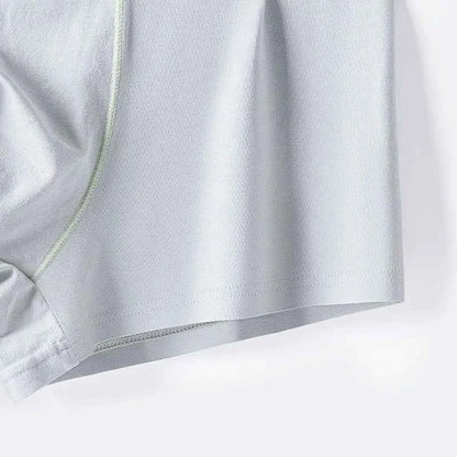 MiiOW 40S Combed Cotton Men Underwear Boxers 7A Antibacterial Crotch Men's Panties Softer Breathable Man Boxershorts Underpants