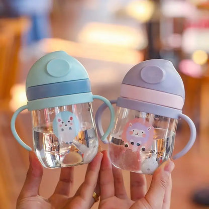 MAMIJOY BY01 Kids Water Sippy Cup – 350ml Leakproof Bottle with Straw