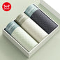 MiiOW Antibacterial Men's Boxer 3Pcs Ice Silk Underwear with Breathable Mesh Crotch - ShopHub