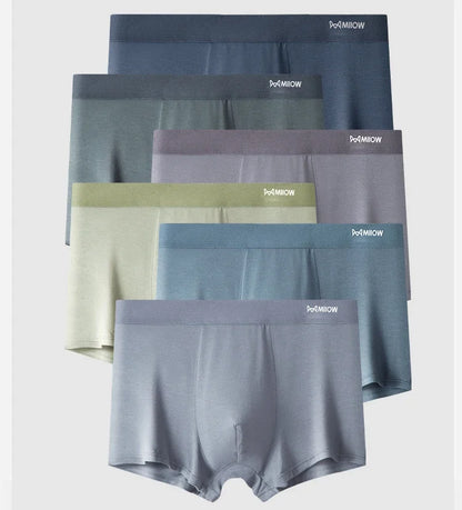 MiiOW Antibacterial Modal Men Underwear - 3 Pcs Breathable Boxers - ShopHub