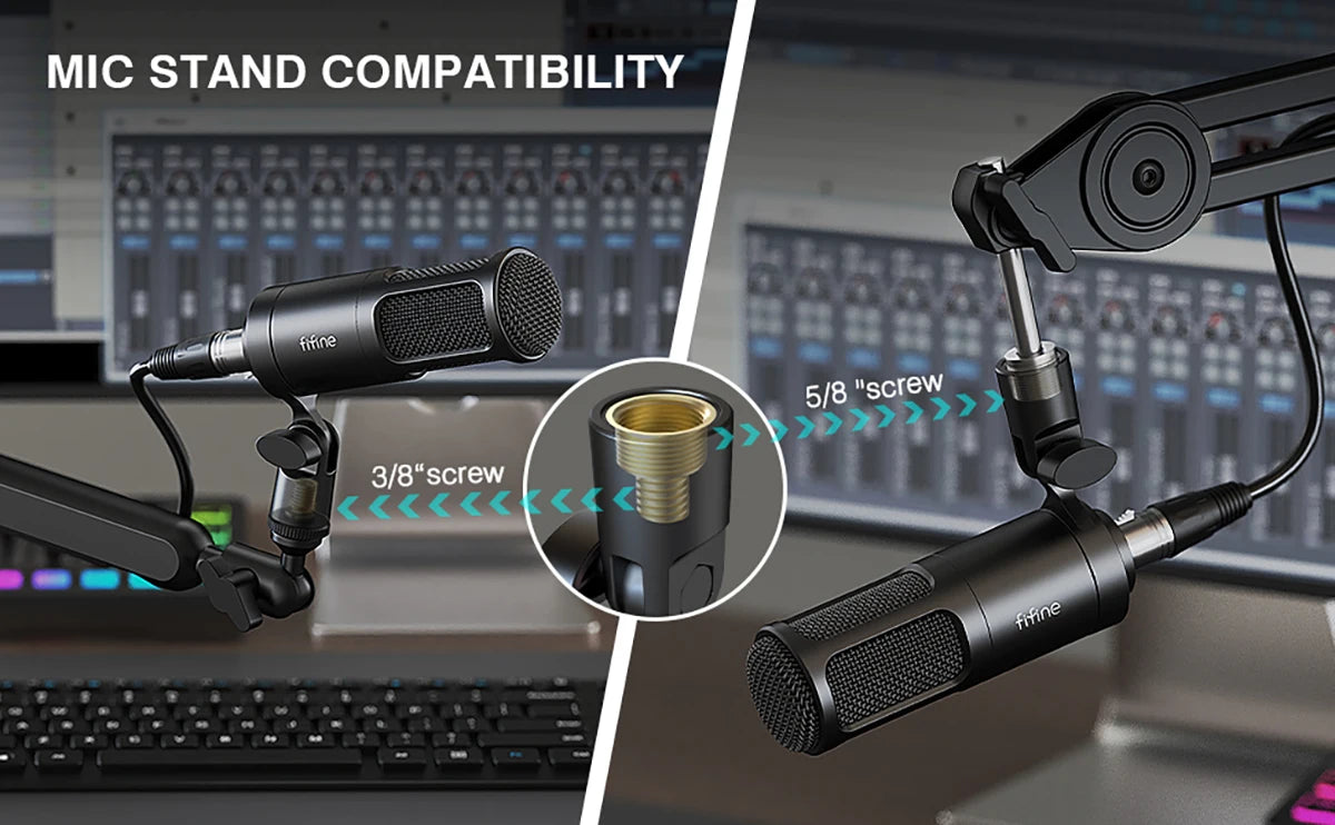 FIFINE XLR Dynamic Microphone K669D