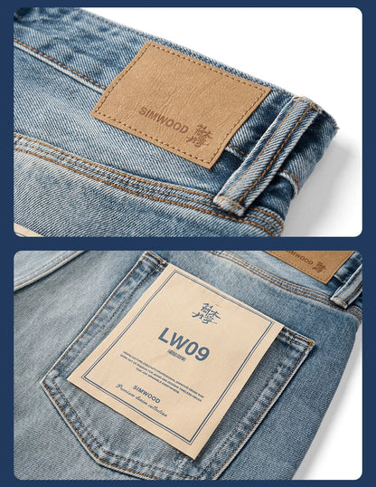 SIMWOOD 13.5oz Heavyweight Washed Retro Jeans