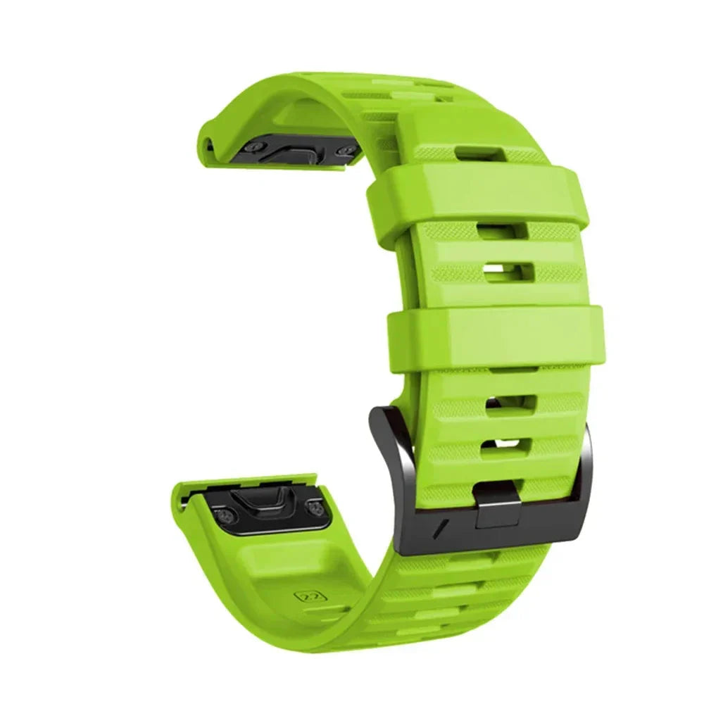 QuickFit Silicone Strap for the Garmin Flagship Models (2 sizes & 46 colours available) Habicare