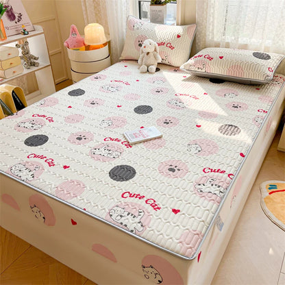 Transform Your Sleep with Our Cooling Summer Bed Mat & Pillowcase Set
