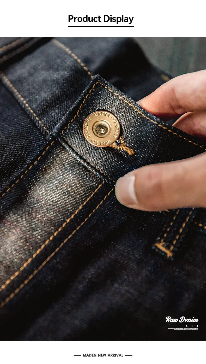 Maden Vintage 13.5OZ Selvedge Raw Denim Jeans