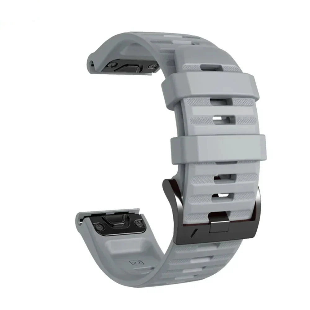 QuickFit Silicone Strap for the Garmin Flagship Models (2 sizes & 46 colours available) Habicare