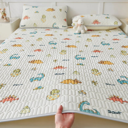 Stay Cool and Comfortable All Summer with Our Premium Cooling Silk Bed Mat Set