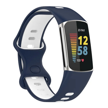 Rubber Sport Strap for the Fitbit Charge 5/6 Series (available in 21 colours) Habicare