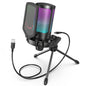 FIFINE USB Gaming Microphone: Elevate Your Streaming Experience with RGB Flair