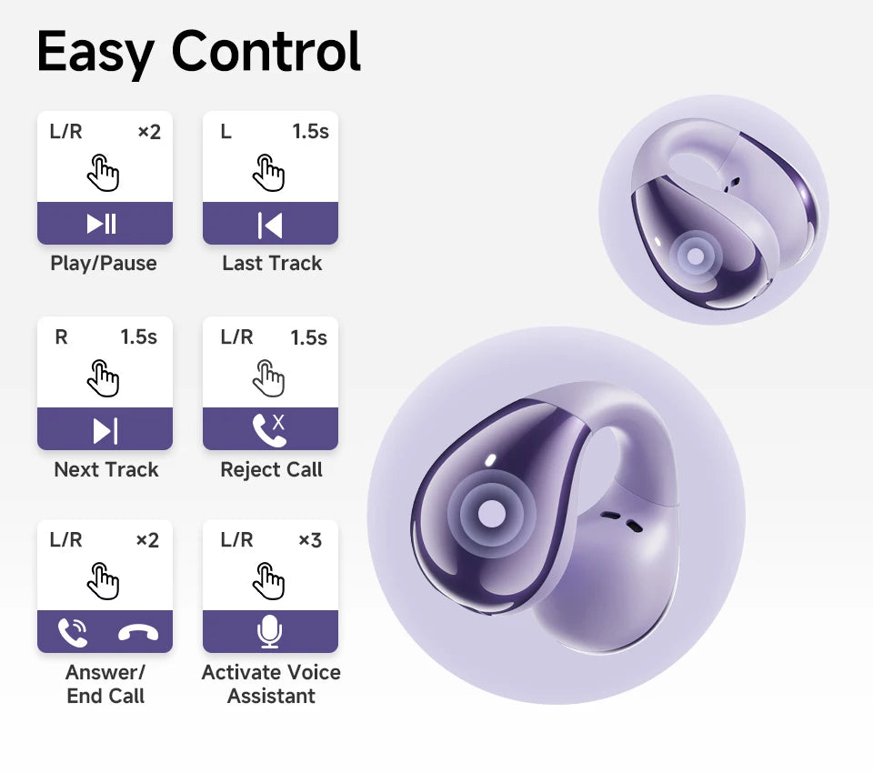 QCY Crossky C30 Wireless Earphones - Bluetooth 5.4 TWS Sports Earbuds with Dual-Connection and Waterproof Design - ShopHub