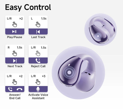 QCY Crossky C30 Wireless Earphones - Bluetooth 5.4 TWS Sports Earbuds with Dual-Connection and Waterproof Design - ShopHub