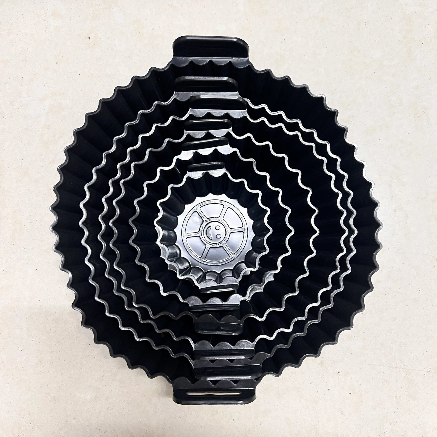 6PC Air Fryer Mats - 450°F Silicone Non-Stick Dual Texture - ShopHub