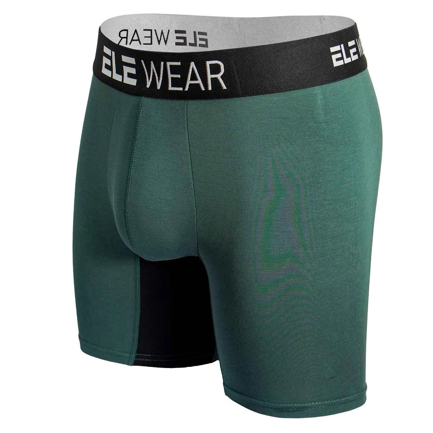 Men's Bamboo Boxer Briefs for Men - Long Sports Underwear, Moisture-Wicking