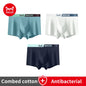 MiiOW Men's Antibacterial Underwear 3Pcs Cotton Boxers - ShopHub