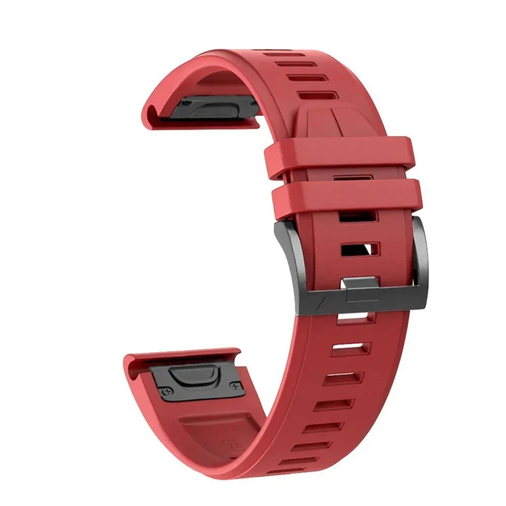 QuickFit Silicone Strap for the Garmin Flagship Models (2 sizes & 46 colours available) Habicare