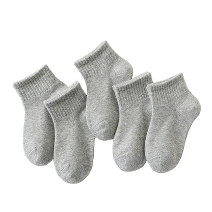 5 Pairs of Cotton Socks – For Boys & Girls (1–12 Years) Habicare