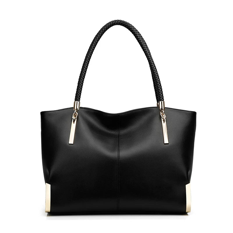 FOXER Genuine Leather Lady's Handbag Elegant Luxury Design Women Shoulder Bag Large Capacity Tote Bag Best Gift for Mom,Wife