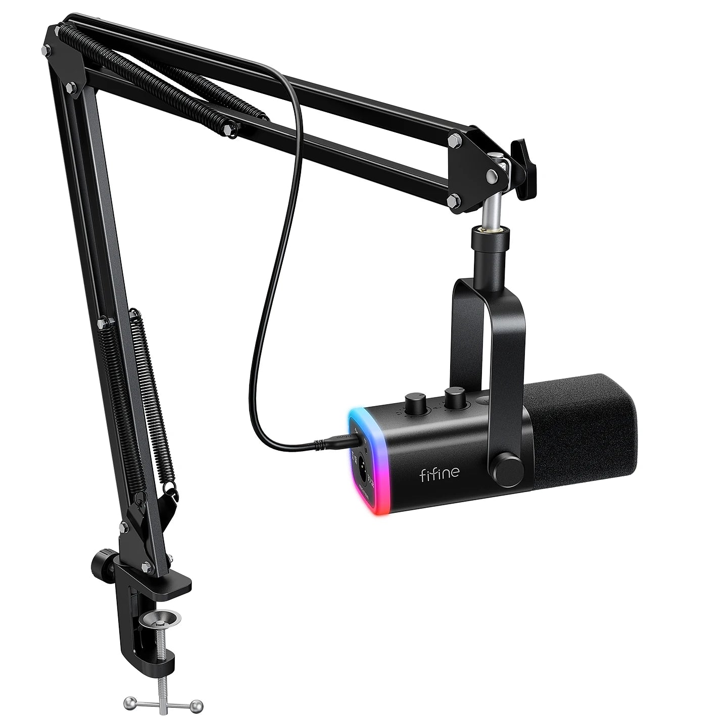 FIFINE Gaming Dynamic Microphone Kit - Elevate Your Audio Experience with Stunning Sound Quality