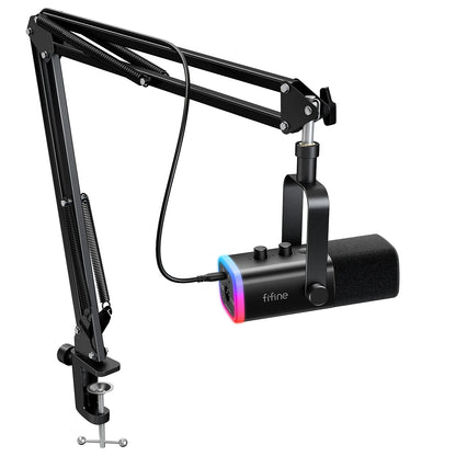 FIFINE Gaming Dynamic Microphone Kit - Elevate Your Audio Experience with Stunning Sound Quality