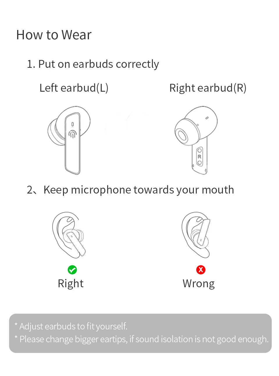 QCY HT05 ANC Wireless Earbuds - TWS Bluetooth 5.2 with 40dB Active Noise Cancellation and In-Ear Mics - ShopHub