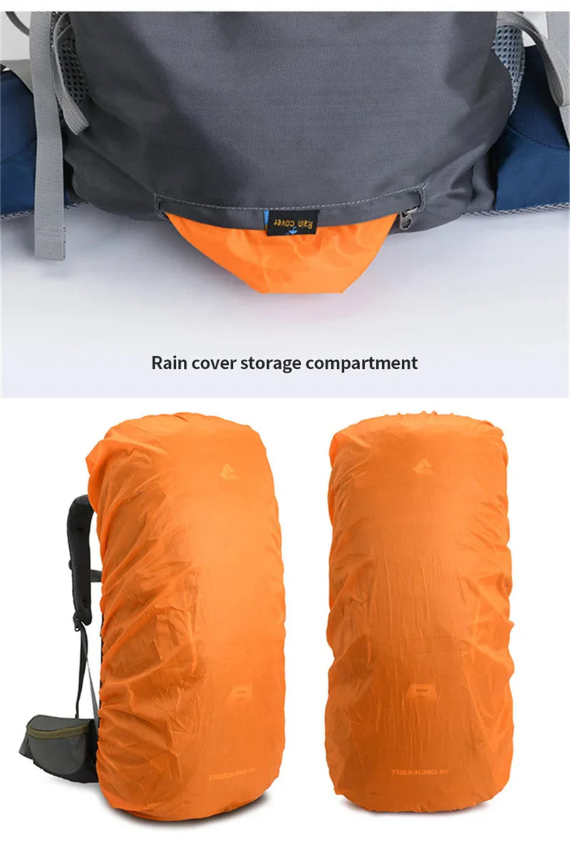 60L Camping Backpack – Ideal for Hiking, Climbing and Mountaineering ECOTREK