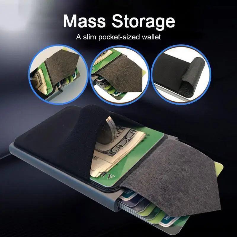 Multi Bank Credit Card Holder Men's Wallet RFID Business Anti-theft Slim Thin Wallet Men Money Card Bag Male Purses Walet Fo Men