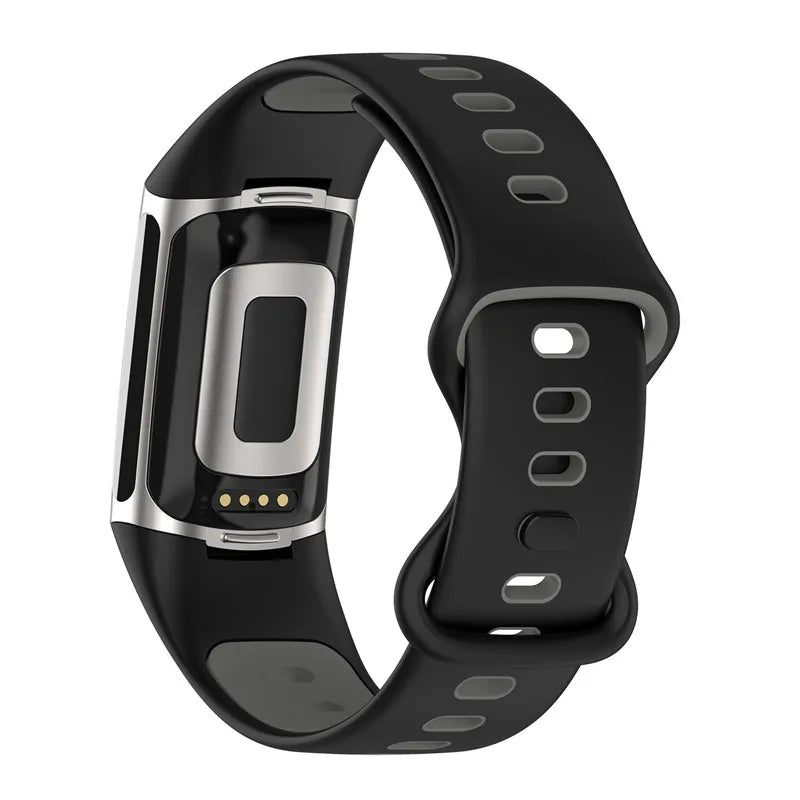 Rubber Sport Strap for the Fitbit Charge 5/6 Series (available in 21 colours) Habicare