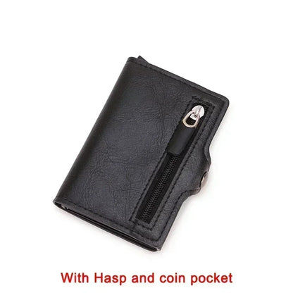 Carbon Fiber Rfid Credit Card Holder Men Wallets Storage Money Bag Hand Purse Small Mini Slim Wallets Carteira Masculina