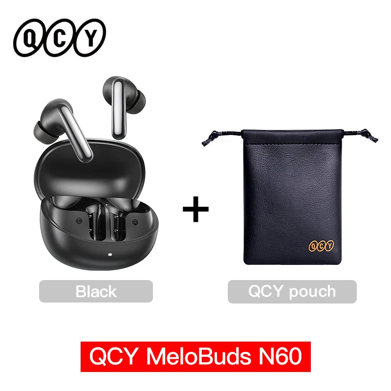 Immerse Yourself with QCY Melobuds N60 Wireless Earphones - Dual Driver, Hi-Res Audio with ANC
