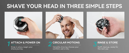 KENSEN S15 Electric Head Shaver