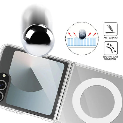 Transparent Magsafe Case for the Samsung Galaxy Z Flip7 (2 types of variant available) Habicare