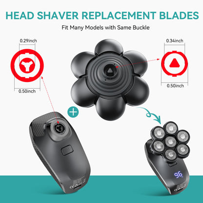 Kensen Razor Head Replacement Shaver Head
