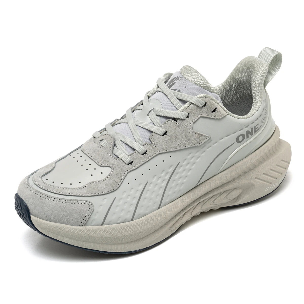 ONEMIX Black Leather Training Running Shoes