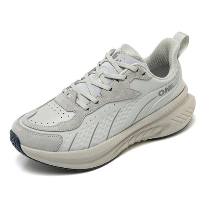 ONEMIX Black Leather Training Running Shoes