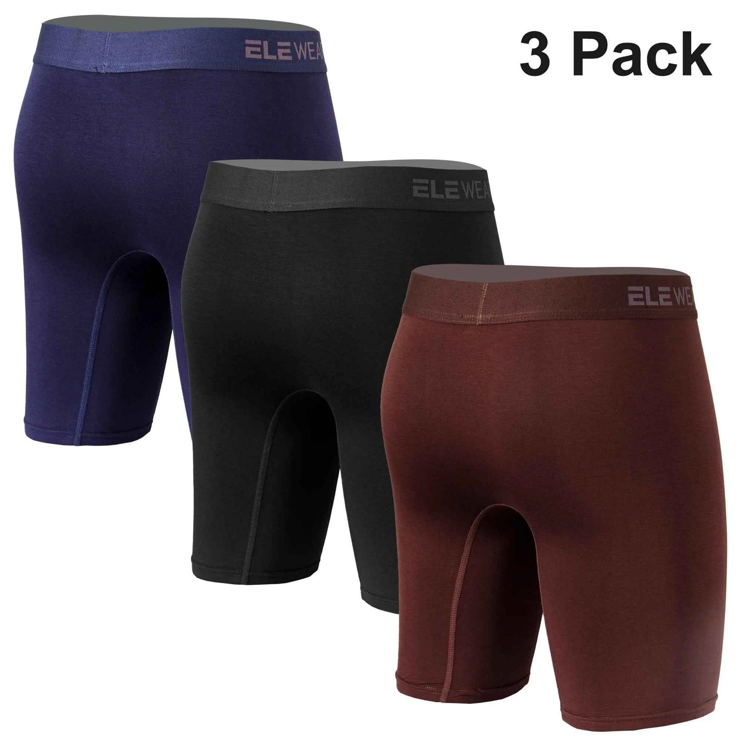 3 Pack Men's Breathable Modal Underwear - Comfortable Boxershorts