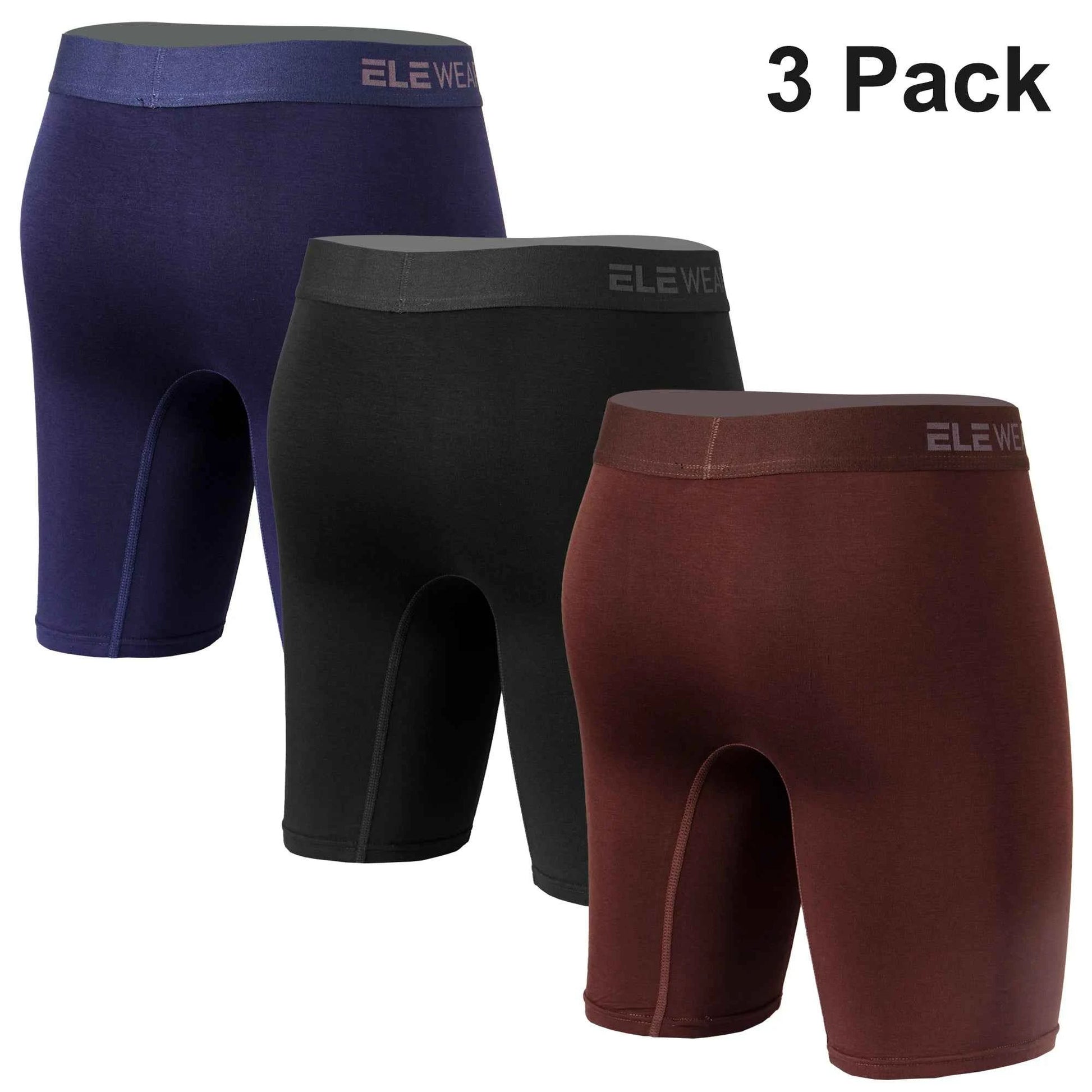 3 Pack Men's Breathable Modal Underwear - Comfortable Boxershorts