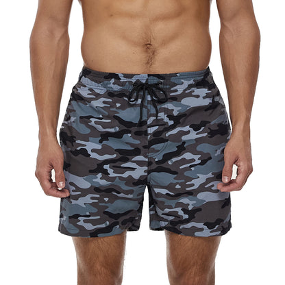 ShopHub NZ men's boardshorts, quick-dry polyester summer shorts with breathable mesh liner, ideal for gym or beach activities.