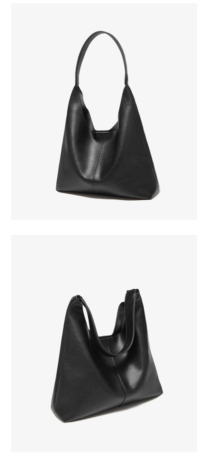 FOXER Minimalism Split Leather Women Shoulder Underarm Bag 2026 New Solid Casual Hobo Bag Female Daliy Tote Bag Purse