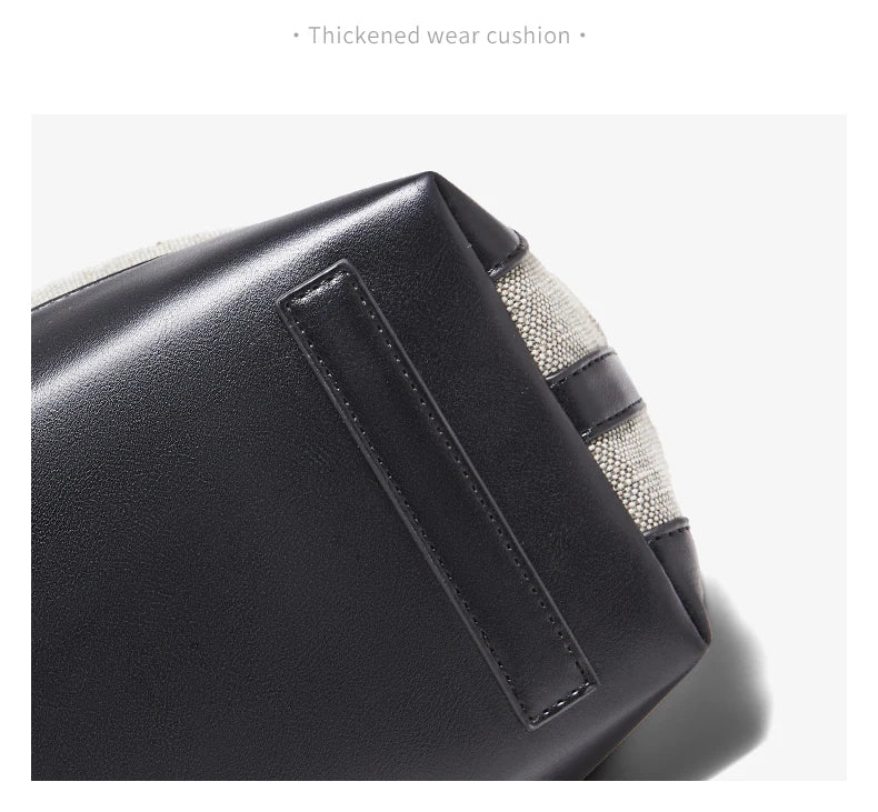 FOXER Fabric Tote Bag for Women's 2026 Spring Summer Versatile Large Capacity Female Shoulder Handbag Canvas Bag