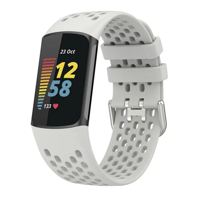 Silicone Strap for the Fitbit Charge 5/6 Series (12 colours available) Habicare