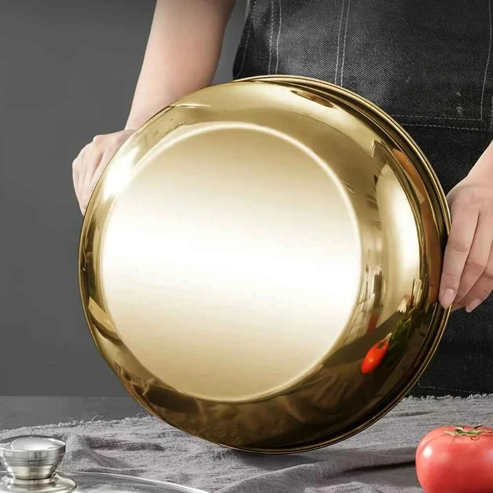 Commercial-Grade Stainless Mixing Bowls - Rustproof Non-Slip Base Dishwasher Safe for Dough/Food Prep/Soups