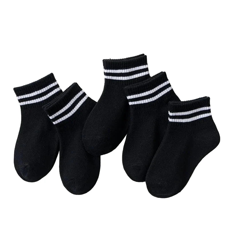 5 Pairs of Cotton Socks – For Boys & Girls (1–12 Years) Habicare