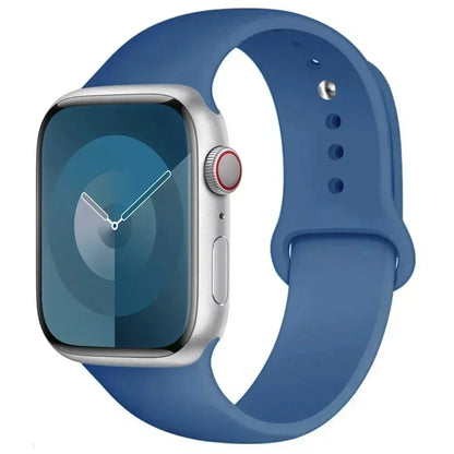 Silicone Sport Band for Apple Watch Series (42mm - 49mm)(available in 45 colours) Habicare