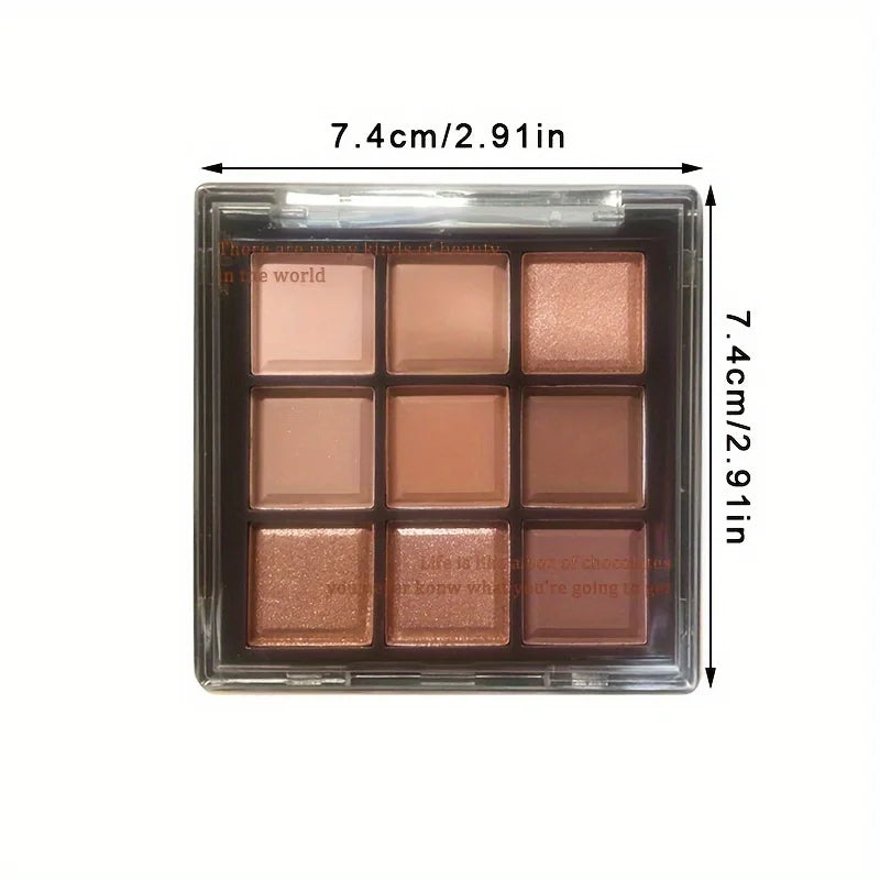 Mocha Chocolate 9 Colour Eyeshadow