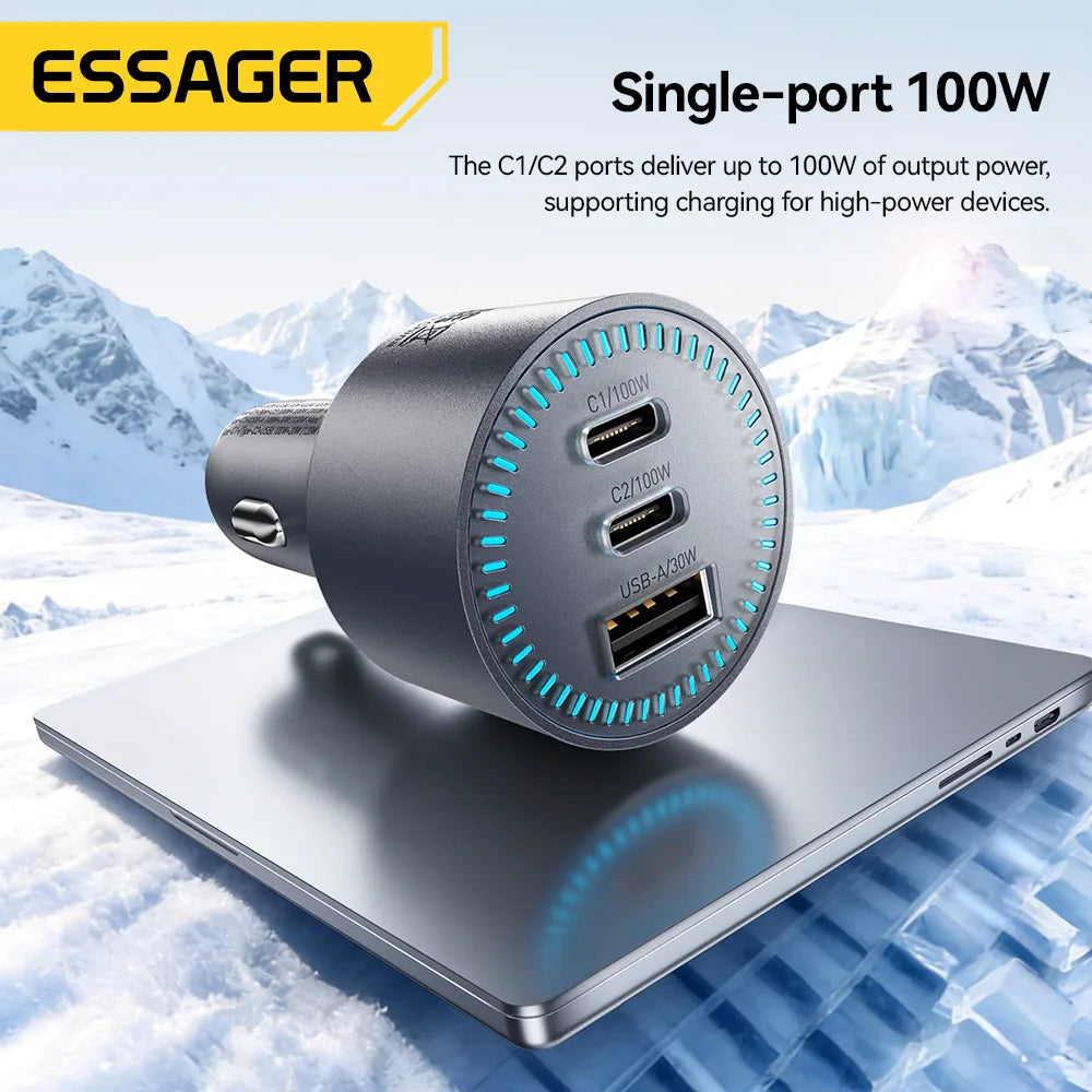 Essager 200W Quick Charge Car Charger