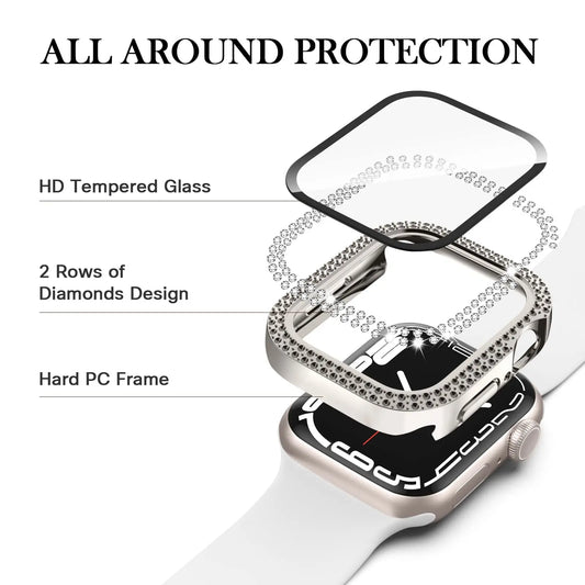 Sparkle Protective Case for the Apple Watch 10 (46mm) Series Habicare