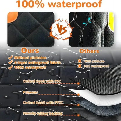 Waterproof Dog Car Hammock with Mesh Window Habicare